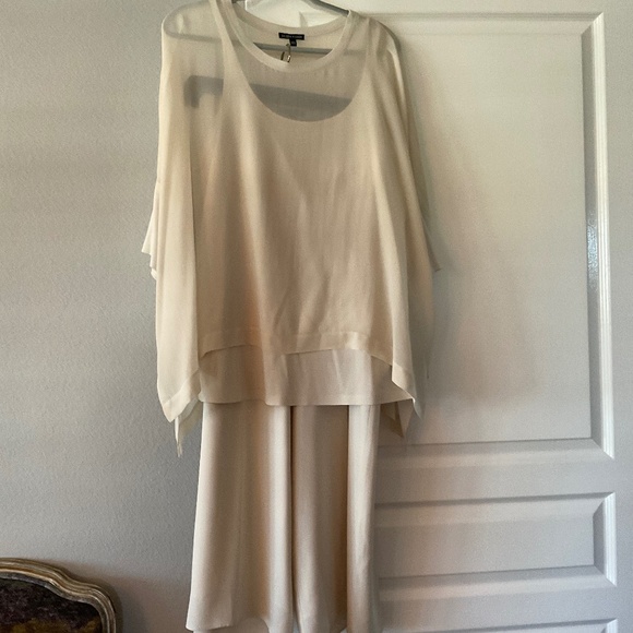 Eileen Fisher Cream Two-Piece Set - Picture 1 of 11